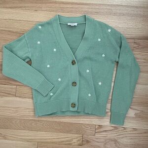Daisy Green Cardigan